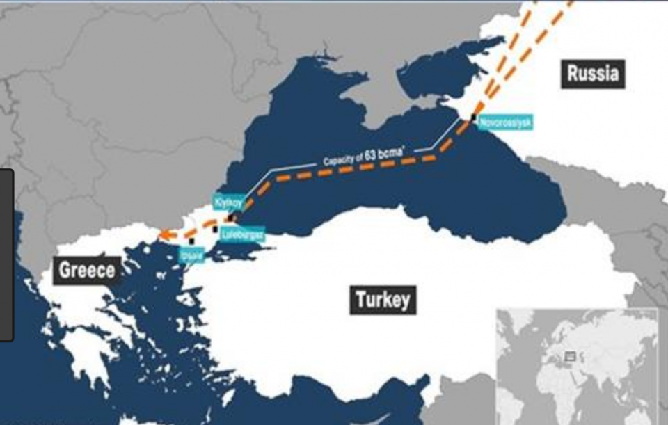 „Газпром“ и Турција потпишаа протокол за изградба на копнената траса од „Турски поток“