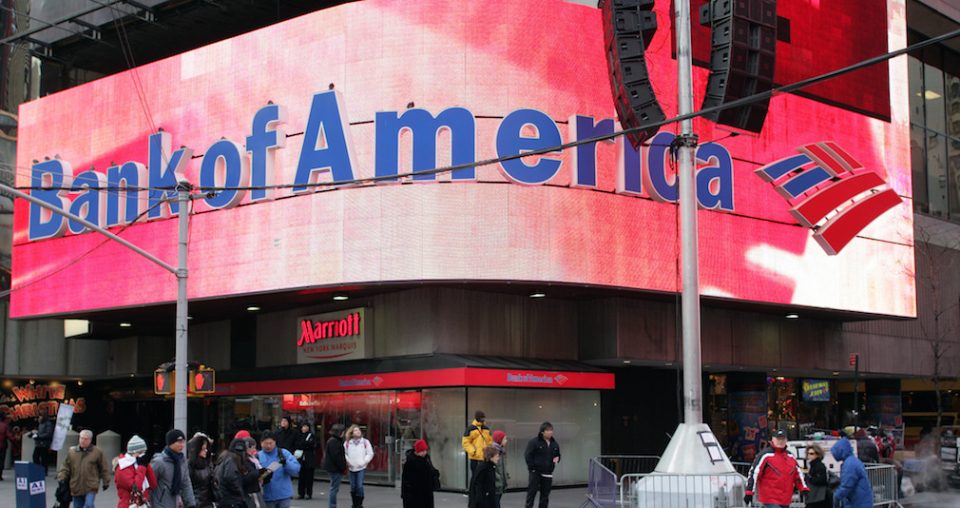 Bank of America ја зголеми својата добивка за повеќе од една третина во кварталот