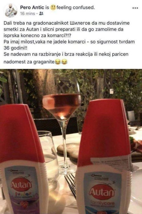 Перо Антиќ до Шилегов: Имај милост, вака не јаделе комарци 36 години!
