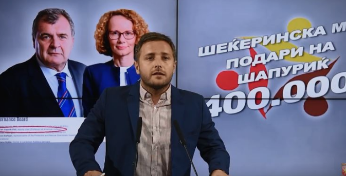 Арсовски: Додека војниците работат во мизерни услови, Шекеринска доделува 400.000 денари на невладина која ја управува Шапуриќ