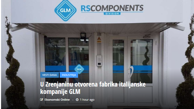 Инвеститорите ја заобиколуваат Македонија- Во Зрењанин отворена автомобилска  фабрика на  италјанската компанија ГЛМ која ќе вработува 350 луѓе