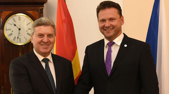 Иванов: Чешка е вистински пријател на Република Македонија