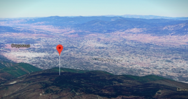 Пожар на Беласица, огнот е во близина на спомен обележјето на петтемина убиени струмички студенти