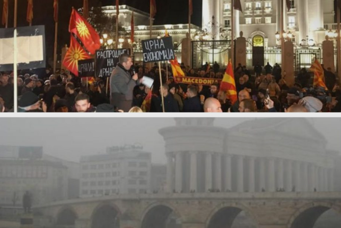 ВМРО-ДПМНЕ ги повикува граѓаните на протест во недела: Македонија се гуши, ова црнило наречено СДСМ и Заев мора да си заминат час поскоро