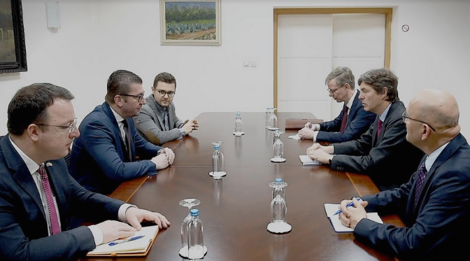 Мицкоски оствари средба со помошник на генералниот секретар на НАТО, Фрејтаг вон Лоринговен