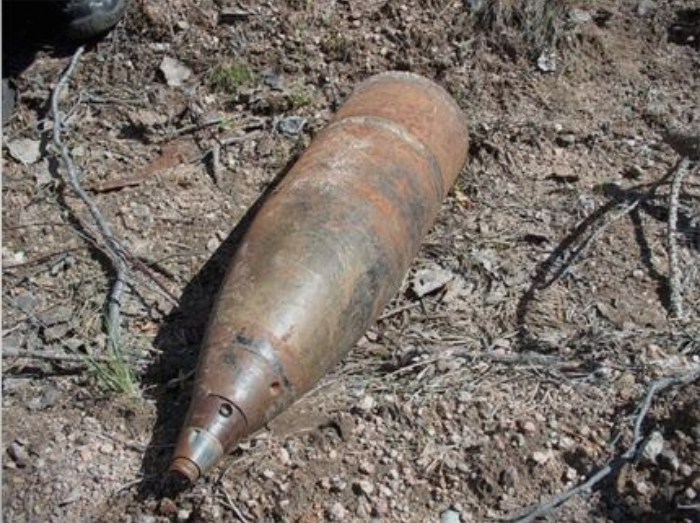 Пронајдена артилериска граната од Првата светска војна кај битолско Крклино