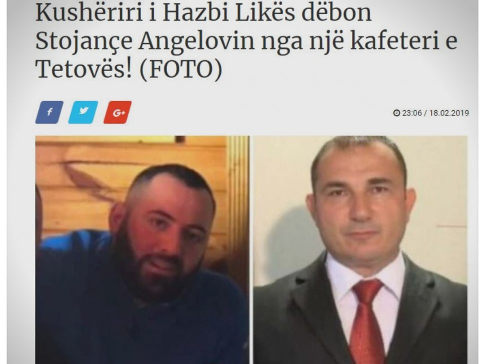 Братучедот на Хазби Лика, го избркал Стојанче Ангелов од кафетерија во Тетово!
