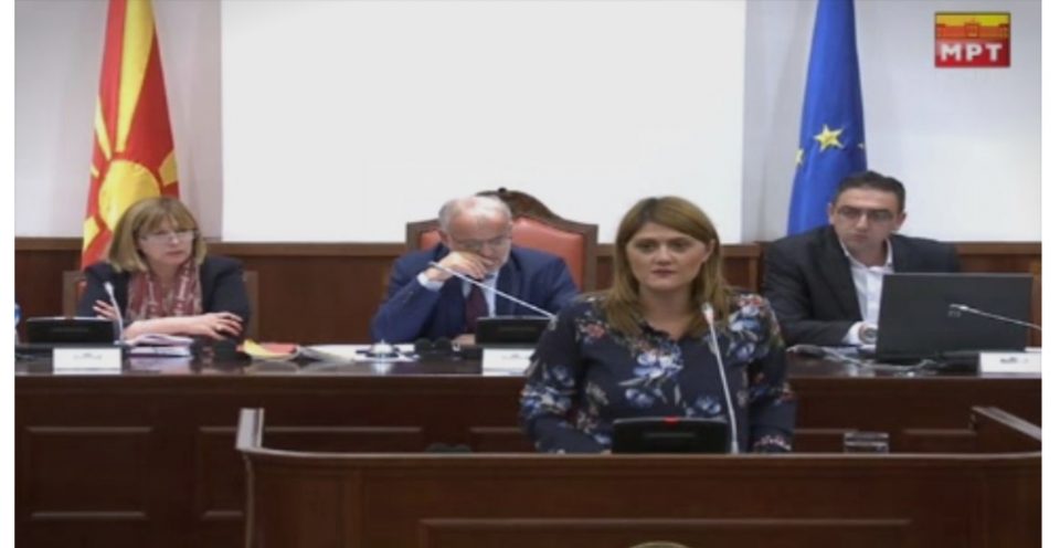 Стаменковска до Павле Богоевски: Доколку им давате на колегите од СДСМ да излегуваат од рамката на оваа дискусија, истото направете го и за колегите од ВМРО-ДПМНЕ