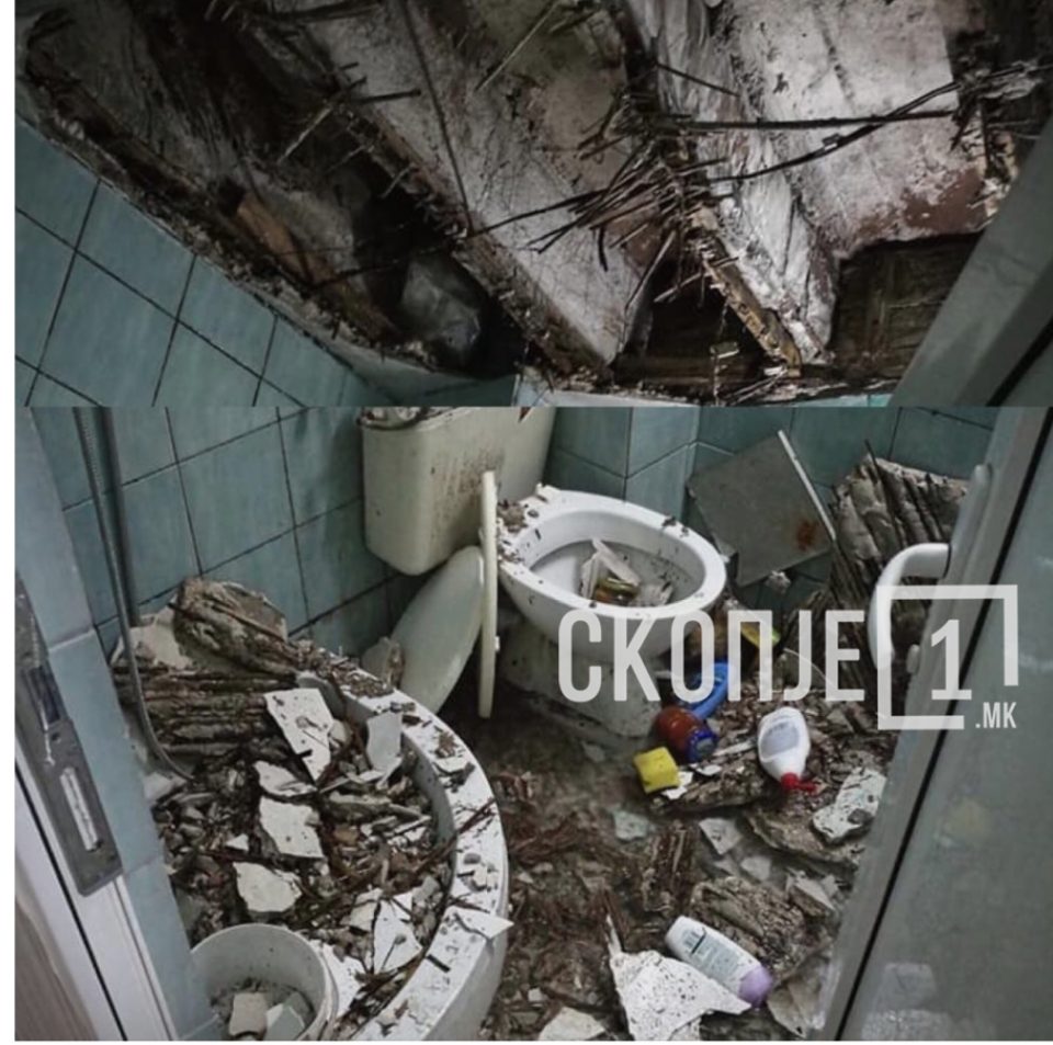 ВИДЕО: Падна кров на тоалет во скопски студентски дом, студентите исплашени и револтирани од негрижата на властите
