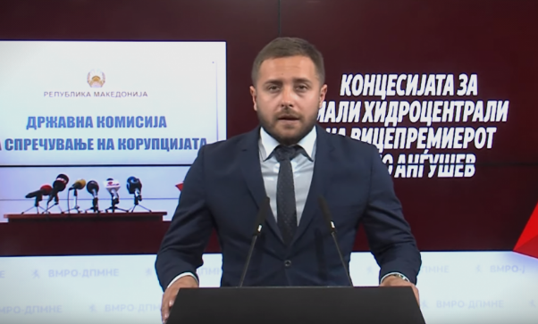 Арсовски: Анѓушев влијаел кај Дураку за продолжување на рокот за хидроцентралите
