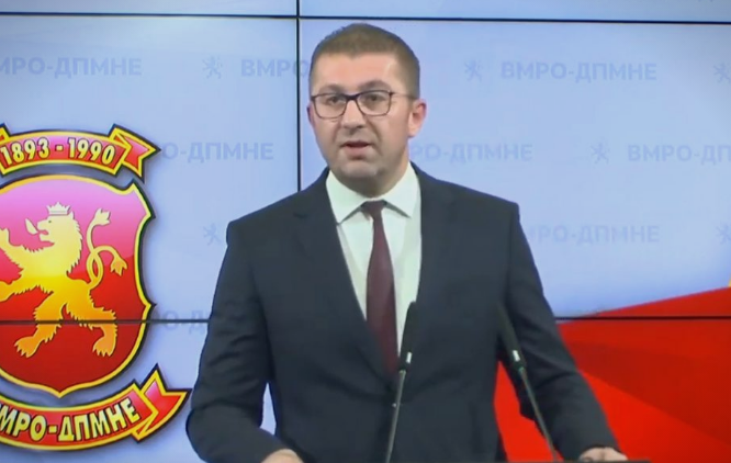 Мицкоски му одговори на Заев по неговата покана за лидерска средба