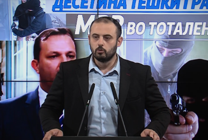 Ѓорѓиевски: МВР е во тотален хаос и неефикасно, се случуваат тешки кражби сред бел ден, а никој не одговара
