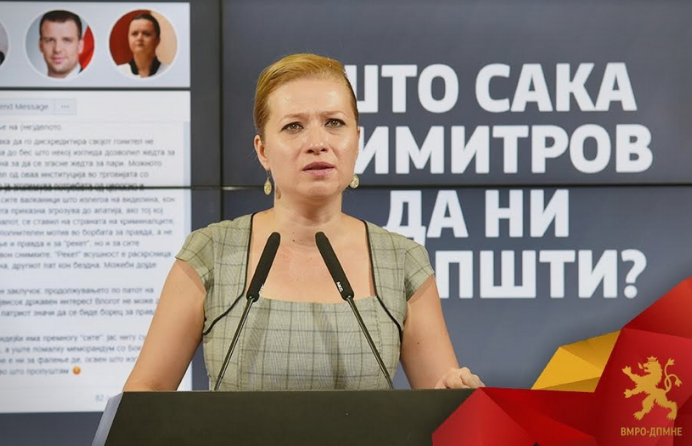 Василевска: Димитров призна дека Заев соработувал со луѓе кои правеле криминал и тргувале со правдата