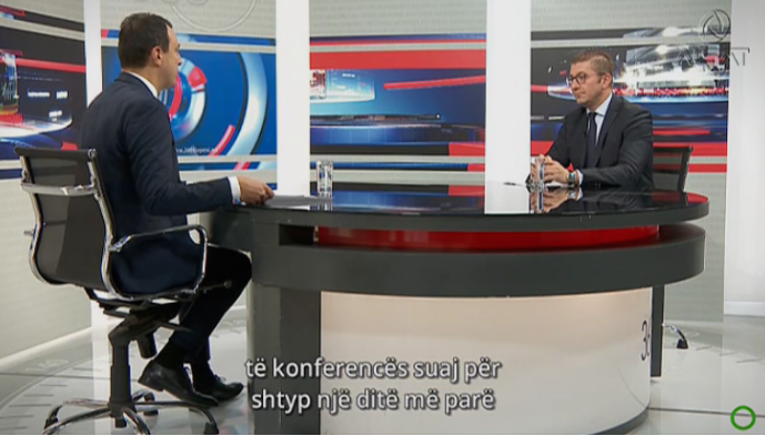 Мицкоски: Зошто сите од власта зборат како се доставени до мене записите, а не зборат што има во нив за Рекет