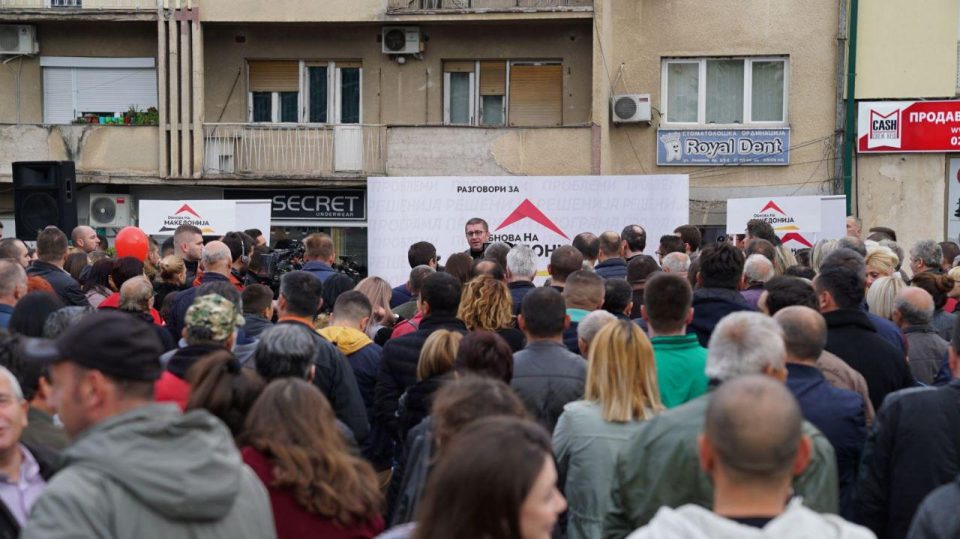 Мицкоски од Куманово: На 12-ти април избори ќе има и победува обновата за Македонија