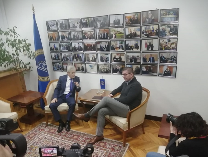 Заврши средбата Мицкоски – Ахмети: Изјави на лидерите на ВМРО-ДПМНЕ и ДУИ