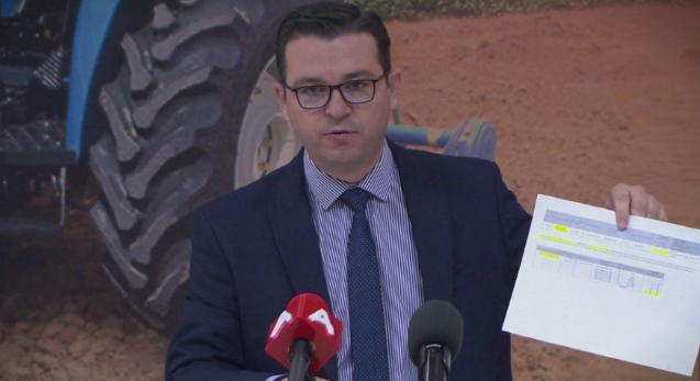 Трипуновски откри нова злоупотреба на службената должност: Кадрите на СДСМ во земјоделието се привилегирани и за нив не важат законите