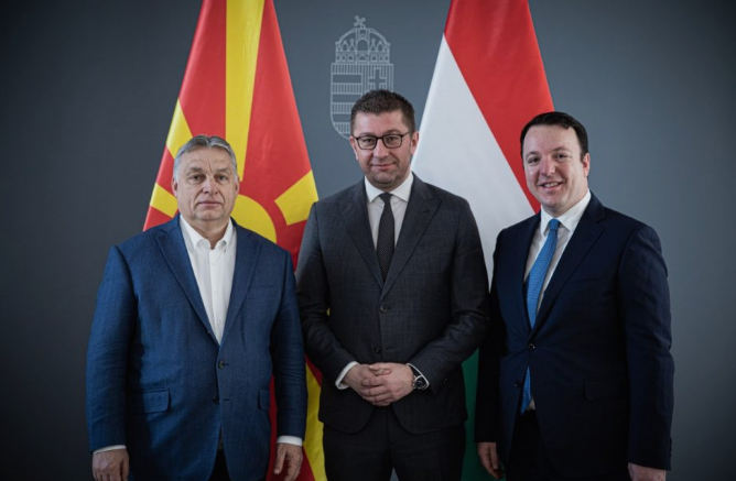 Мицкоски на средба со Орбан: Македонија да не биде заложник на криминалната власт на Заев, барам датум за преговори, ветувам сериозен план за реформи по изборите