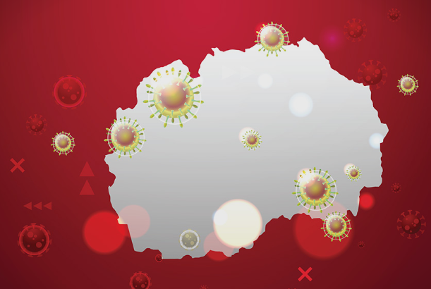 Вкупно 1.225 случаи во Македонија, коронавирусот потврден во 24 градови