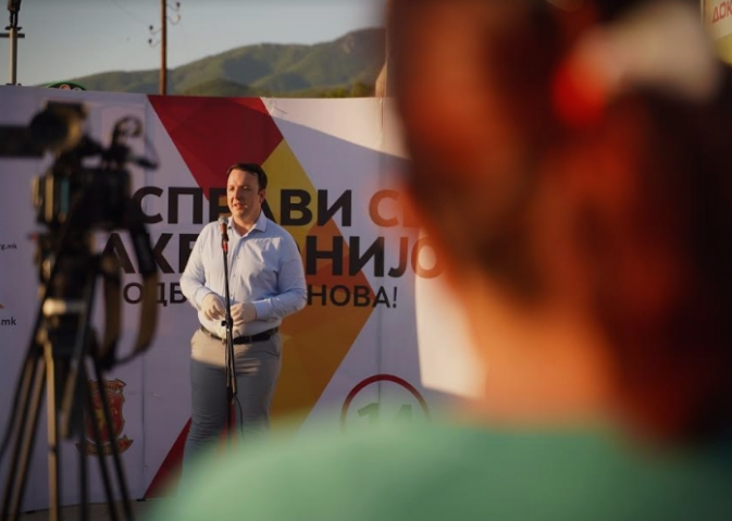 Николоски: Ветуваме економско зајакнување на државата, заштита на македонскиот национален идентитет и силна борба против корупцијата