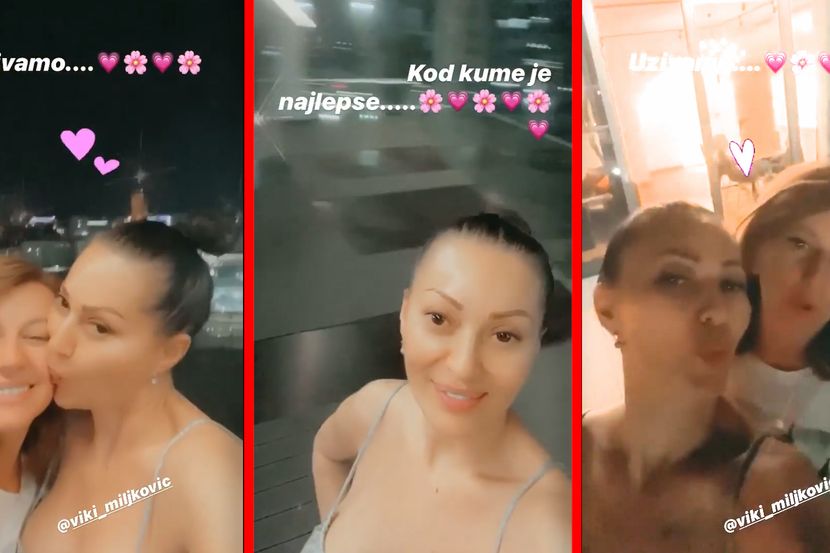 Ваква тераса има само таа: Цеца се пофали со луксузот во кој живее нејзината кума Вики Миљковиќ (ФОТО)