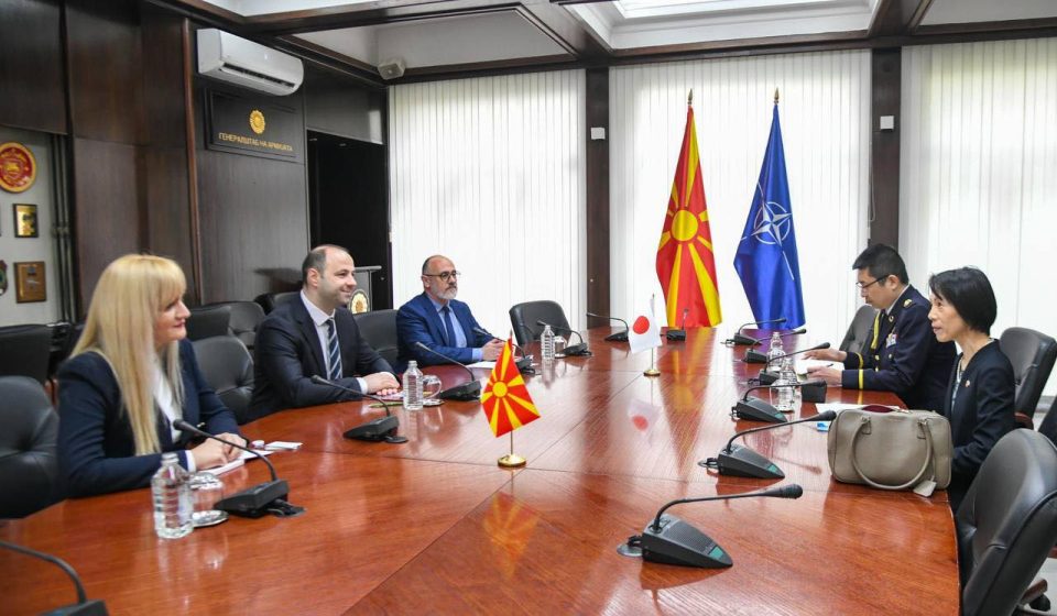 Средба на Мисајловски со амбасадорка на Јапонија: Продлабочување на билатералните односи и развивање на одбранбената соработка