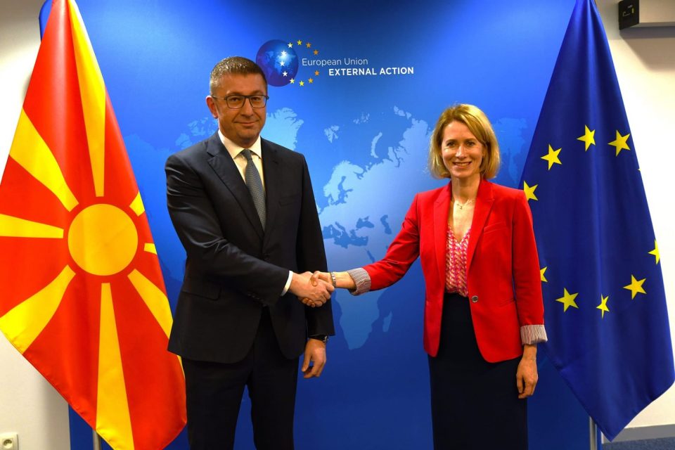 Каја Калас в петок на средба со премиерот Мицкоски во Скопје
