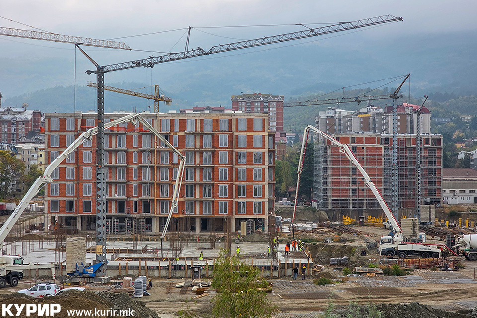 Во септември годинава се издадени 314 одобренија за градба